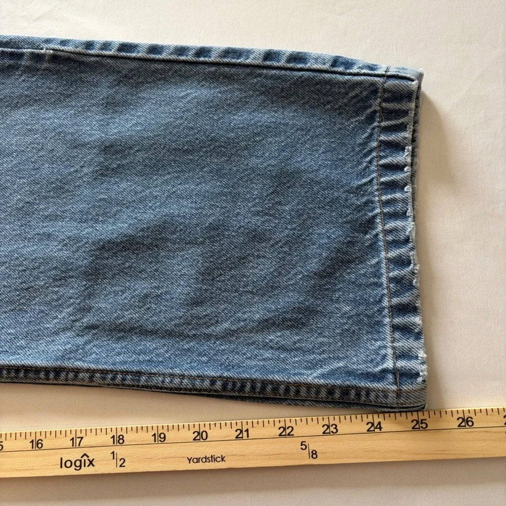 Levis 505 Regular Fit Straight Leg Jeans Blue Denim Mens 38x30 00505-0216‎